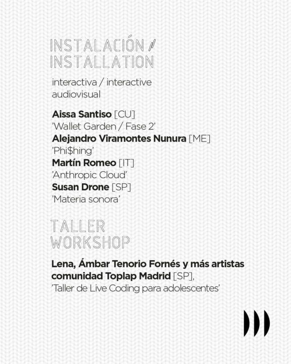 Instalación audiovisual en IN-SONORA (Madrid)